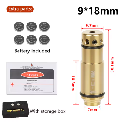 DryfireMax 9×18mm laser cartridge