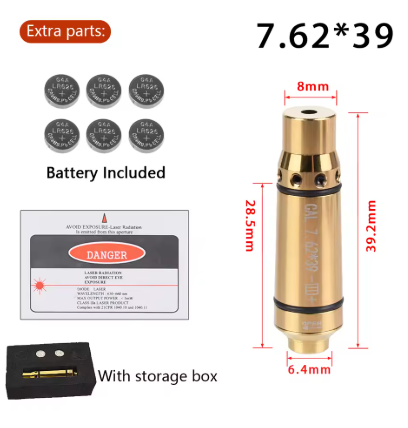 DryfireMax 7.62×39 laser cartridge
