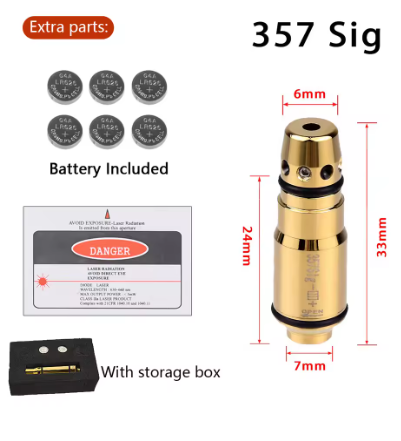 DryfireMax .357 SIG laser cartridge